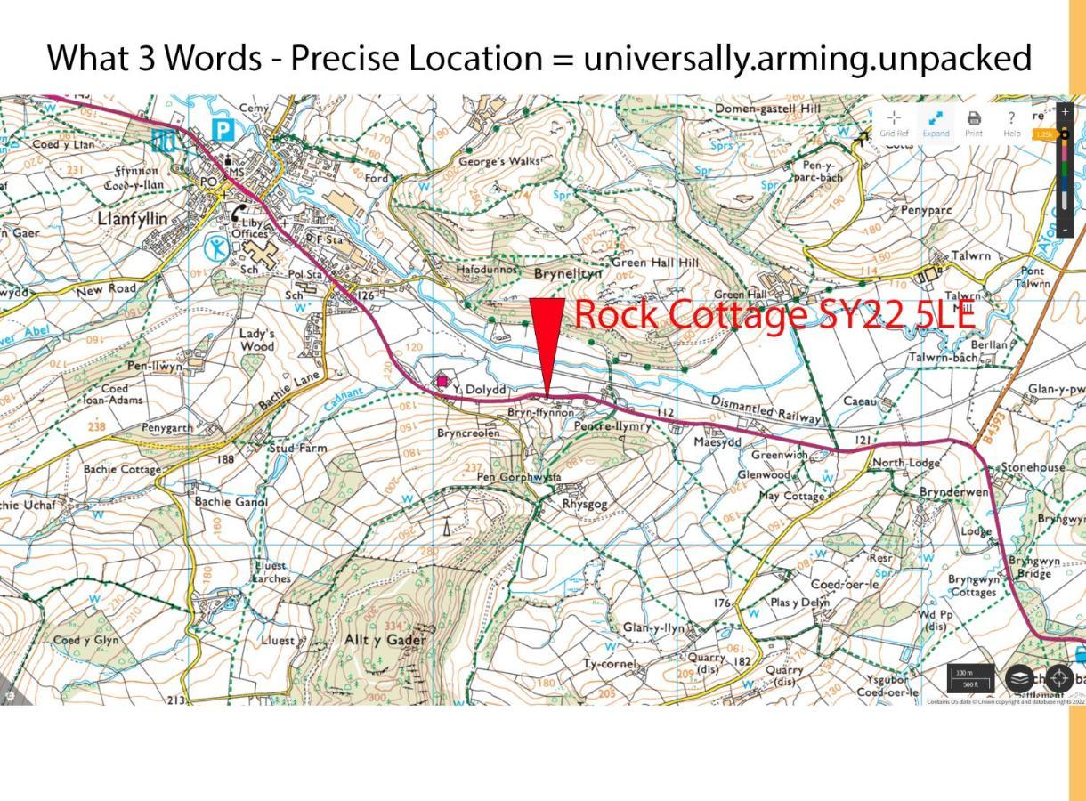 Rock Cottage Llanfyllin Exteriér fotografie